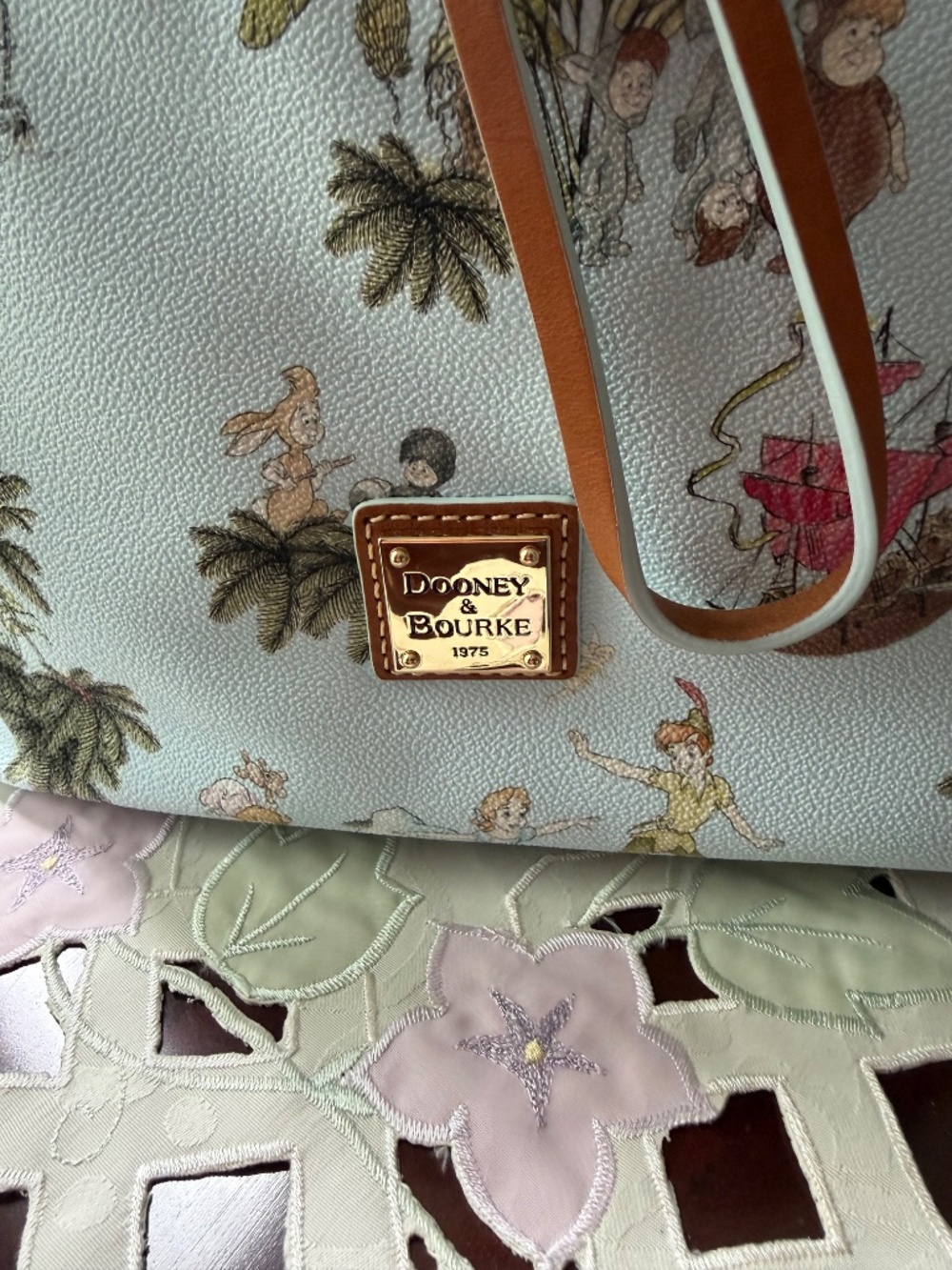 NWT Disney Parks Dooney & and Bourke Peter Pan Drawstring Shoulder Bag  2023 - Picture 2 of 16